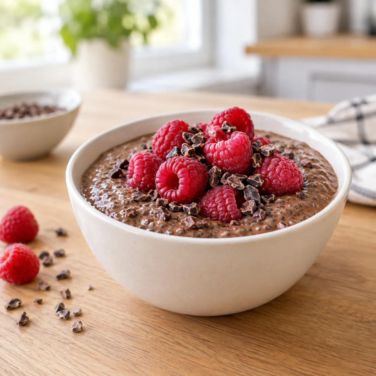 Chocolate chia pudding