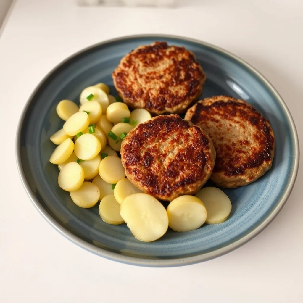 Frikadellen mit Kartoffelsalat