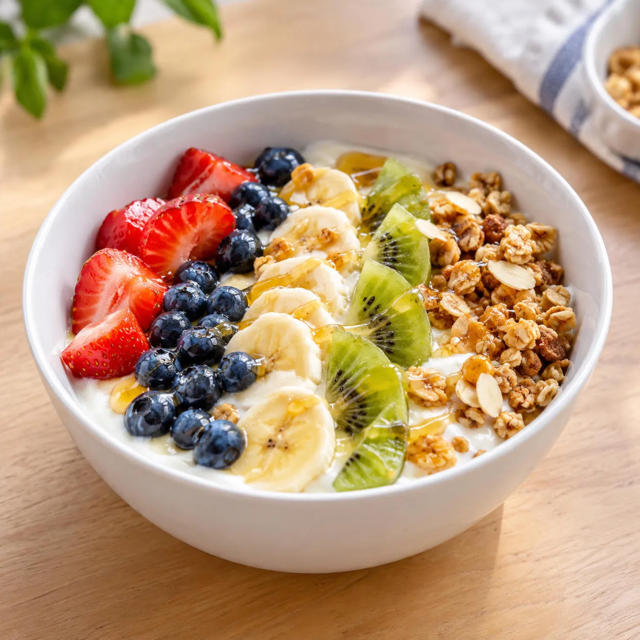 Früchte-Joghurt-Bowl mit Granola