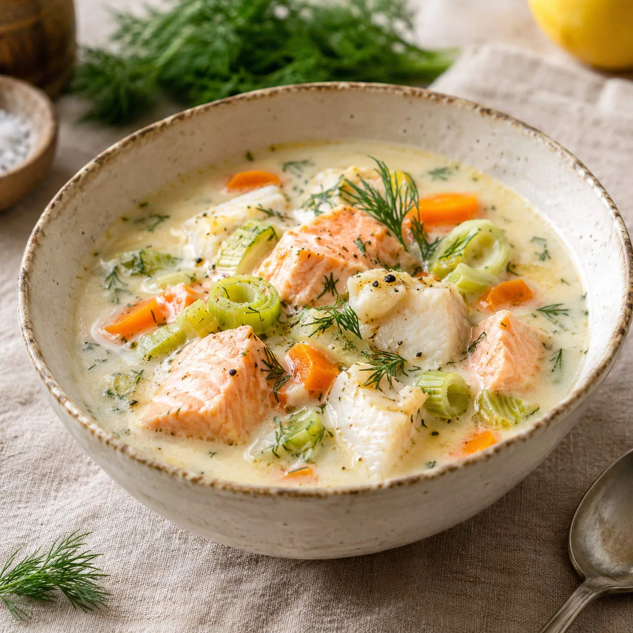 Nordsee-Fischsuppe