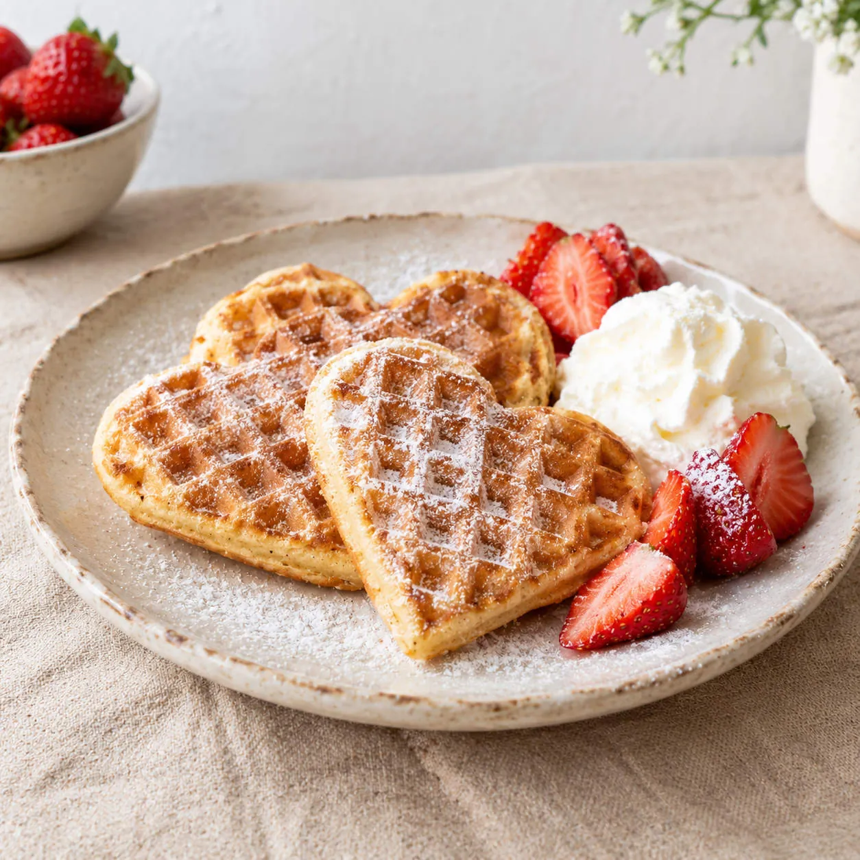 Klassische Waffeln
