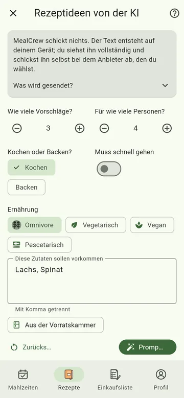 Die Wünsche für die KI