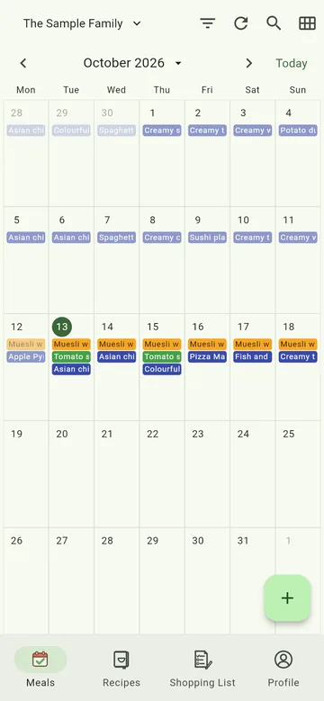 Month view