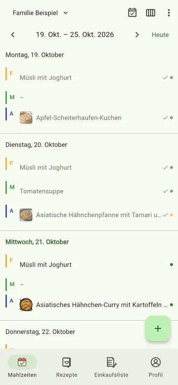 Wochenansicht