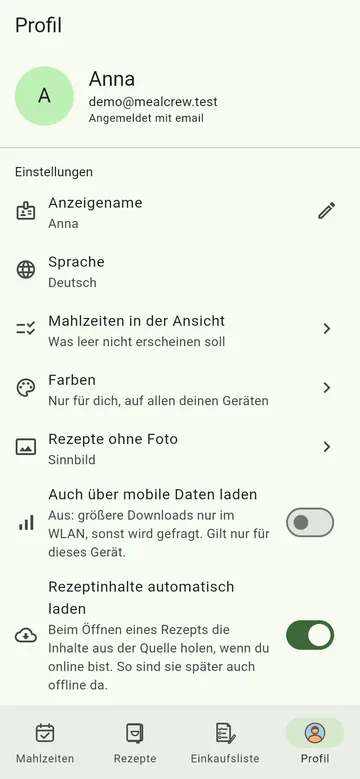 Das Profil