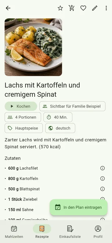 Ein Rezept