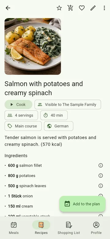 A recipe