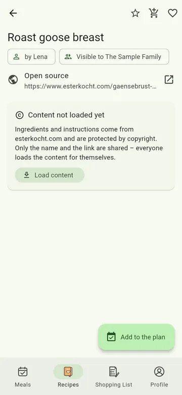 Content not loaded yet