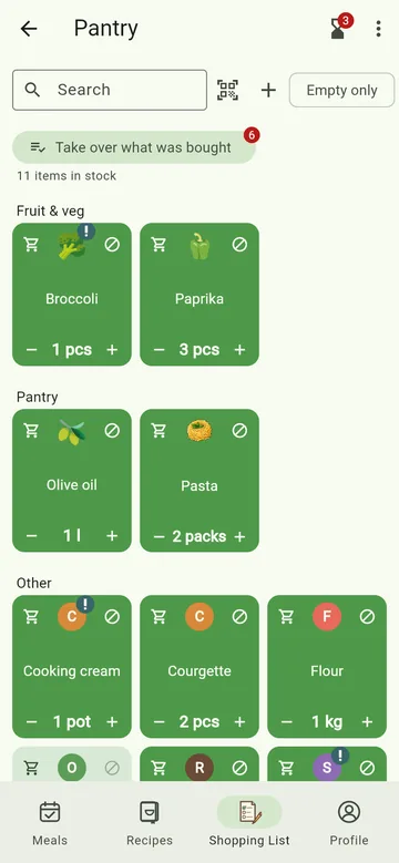 The pantry